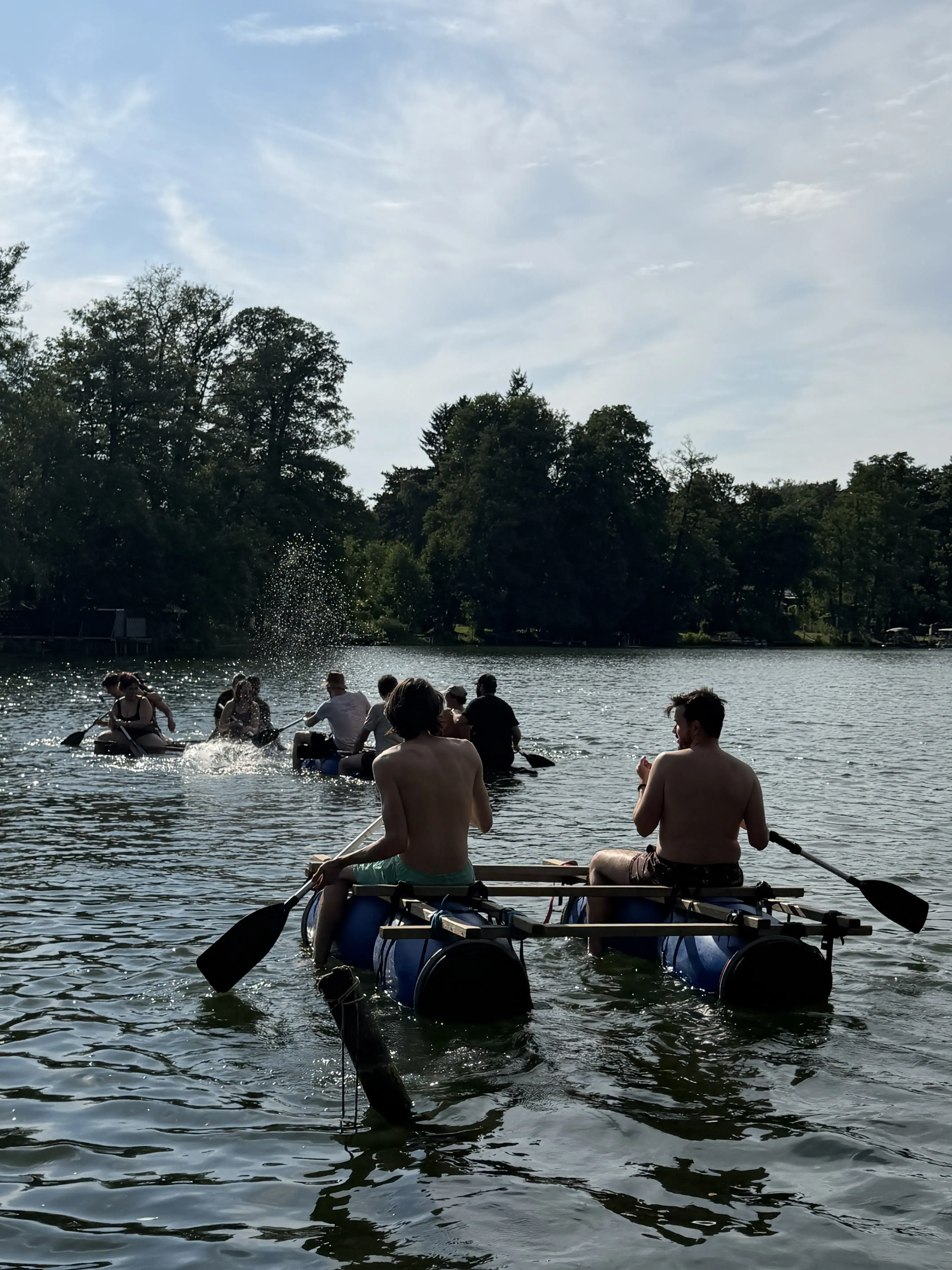 Rafiki & Cards testing rafts